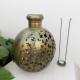 Golden Kudia Tea Light Pot - Large Golden Kudia Tea Light Pot - Large
