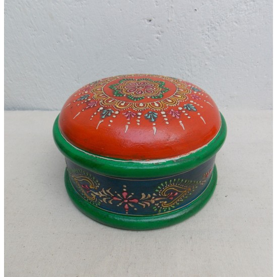 Round Powder Box- Assorted Colours Round Powder Box- Assorted Colours