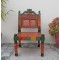 Handpainted Low Wooden Chair