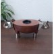 Two Elephant Tealight Holder- Wooden Body, Metal Heads Two Elephant Tealight Holder- Wooden Body, Metal Heads