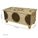 Distressed White Pitara Treasure Box Distressed White Pitara Treasure Box