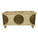 Distressed White Pitara Treasure Box Distressed White Pitara Treasure Box
