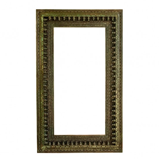 Antique Finished Rustic Greenish Mirror Frame