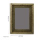 Antique Finished Ivory White and Fountain Grey Dual Tone Distressed Mirror Antique Finished Ivory White and Fountain Grey Dual Tone Distressed Mirror