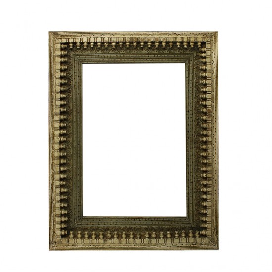 Antique Finished Ivory White and Fountain Grey Dual Tone Distressed Mirror Antique Finished Ivory White and Fountain Grey Dual Tone Distressed Mirror