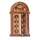 Wooden Window Shaped Wall Piece With Embossed Brass Art 11 x ht. 19 inches Wooden Window Shaped Wall Piece With Embossed Brass Art 11 x ht. 19 inches