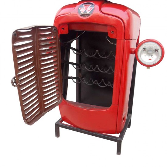 Farm Tractor inspired Bar Cabinet. Or use it as Curio or Book Shelf Farm Tractor inspired Bar Cabinet. Or use it as Curio or Book Shelf