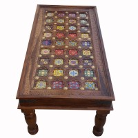Table ( Rectangular ) Ceremic Tile Art
