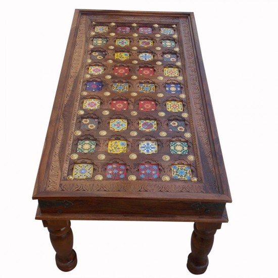 Table ( Rectangular ) Ceremic Tile Art Table ( Rectangular ) Ceremic Tile Art