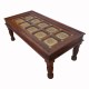 Table Rectangular Embossed Brass Art Table Rectangular Embossed Brass Art