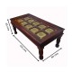 Table Rectangular Embossed Brass Art Table Rectangular Embossed Brass Art
