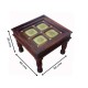 Table Square Embossed Brass Art Table Square Embossed Brass Art