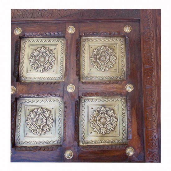 Table Square Embossed Brass Art Table Square Embossed Brass Art
