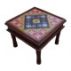 Ceramic Tile Art Square Shaped Wooden Center Table 24 x 24 (Inches) Ceramic Tile Art Square Shaped Wooden Center Table 24 x 24 (Inches)
