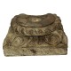 Classic Carved Wooden Piece - Candle Stand