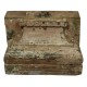 Reclaimed Carved Wooden Piece - Candle Stand Reclaimed Carved Wooden Piece - Candle Stand
