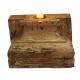 Reclaimed Carved Wooden Piece - Candle Stand Reclaimed Carved Wooden Piece - Candle Stand