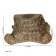 Reclaimed Fine Carved Wooden Piece - Candle Stand Reclaimed Fine Carved Wooden Piece - Candle Stand