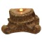 Reclaimed Fine Carved Wooden Piece - Candle Stand