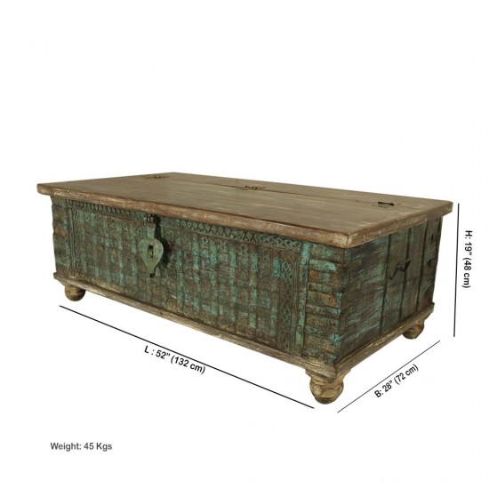 Greenish Treasure Trove, Distressed, Reclaimed