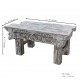 Distressed White Vintage Side Table Distressed White Vintage Side Table
