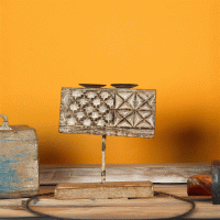 Carved Wooden Panel on Stand     Carved Wooden Panel on Stand