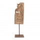 Traditional Carved Wooden Panel on Stand Traditional Carved Wooden Panel on Stand