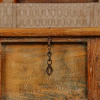 Antique style carved wooden sandok chest – handcrafted heritage décor