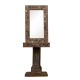 Reclaimed Wood Mosaic Dressing Console Reclaimed Wood Mosaic Dressing Console