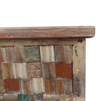 Reclaimed Wood Mosaic Treasure Box - Pitara