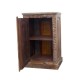 Reclaimed Wood Rustic Bed Side Cabinet
