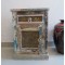 Indian Coins Embossed Side Cabinet 