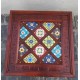 Wooden Table with Ceramic Tiles square 24 x 24 (Inches) Wooden Table with Ceramic Tiles square 24 x 24 (Inches)