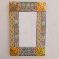 Wooden Traditionally Painted Mirror Frame  