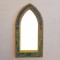 Arc Shaped Wooden Mirror Frame
