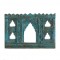 Handcrafted 5 Window Blue Frame    