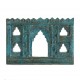 Handcrafted 5 Window Blue Frame    