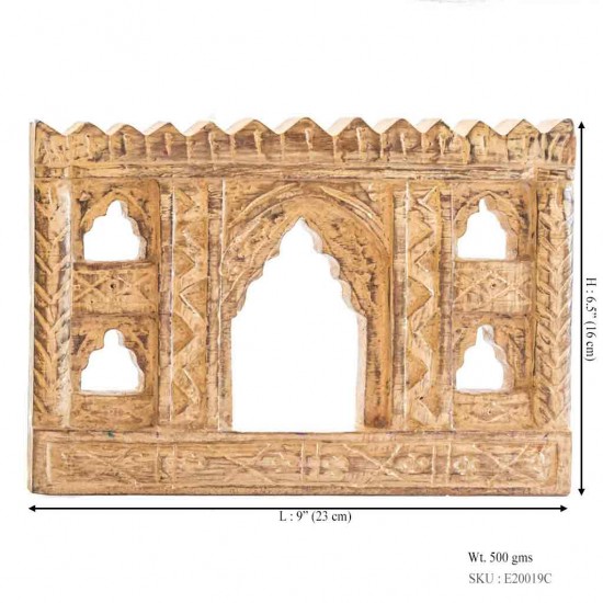 Handcrafted 5 Window Antiqued White Frame Handcrafted 5 Window Antiqued White Frame