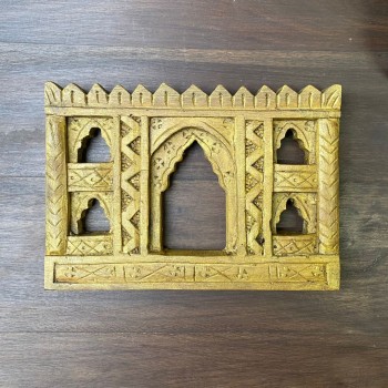 Handcrafted 5 Window Antiqued Yellow  