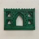 Handcrafted 5 Window Antiqued Green Frame Handcrafted 5 Window Antiqued Green Frame