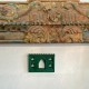 Handcrafted 5 Window Antiqued Green Frame Handcrafted 5 Window Antiqued Green Frame