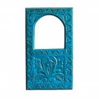 Traditionally Arched Window Frame - Blue 