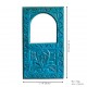 Traditionally Arched Window Frame - Blue Traditionally Arched Window Frame - Blue