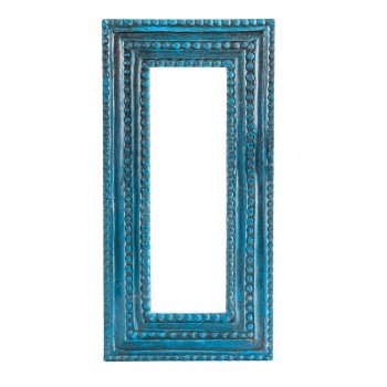 Traditionally Blue Colored Mirror Frame