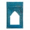 Carved Wooden Jharokha Frame - Blue