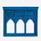 Rajasthani Tibari Village Window Frame - Blue