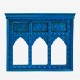 Rajasthani Tibari Village Window Frame - Blue Rajasthani Tibari Village Window Frame - Blue