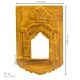 Decorative Wooden Jharokha Mirror Frame - Yellow