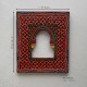 Hand Painted Jharokha - Red