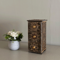 Traditional Multi-Purpose Organizer with Hand Work Traditional Multi-Purpose Organizer with Hand Work